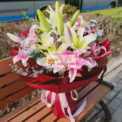 聊城8支多头百合，万事如意喜上加喜